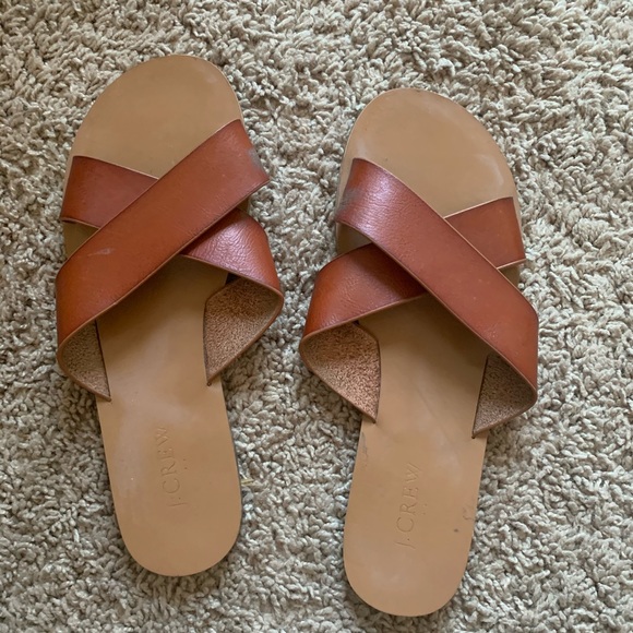 J. Crew Shoes - Free w $10 Purchase J. Crew Brown Sandals Size 8.
